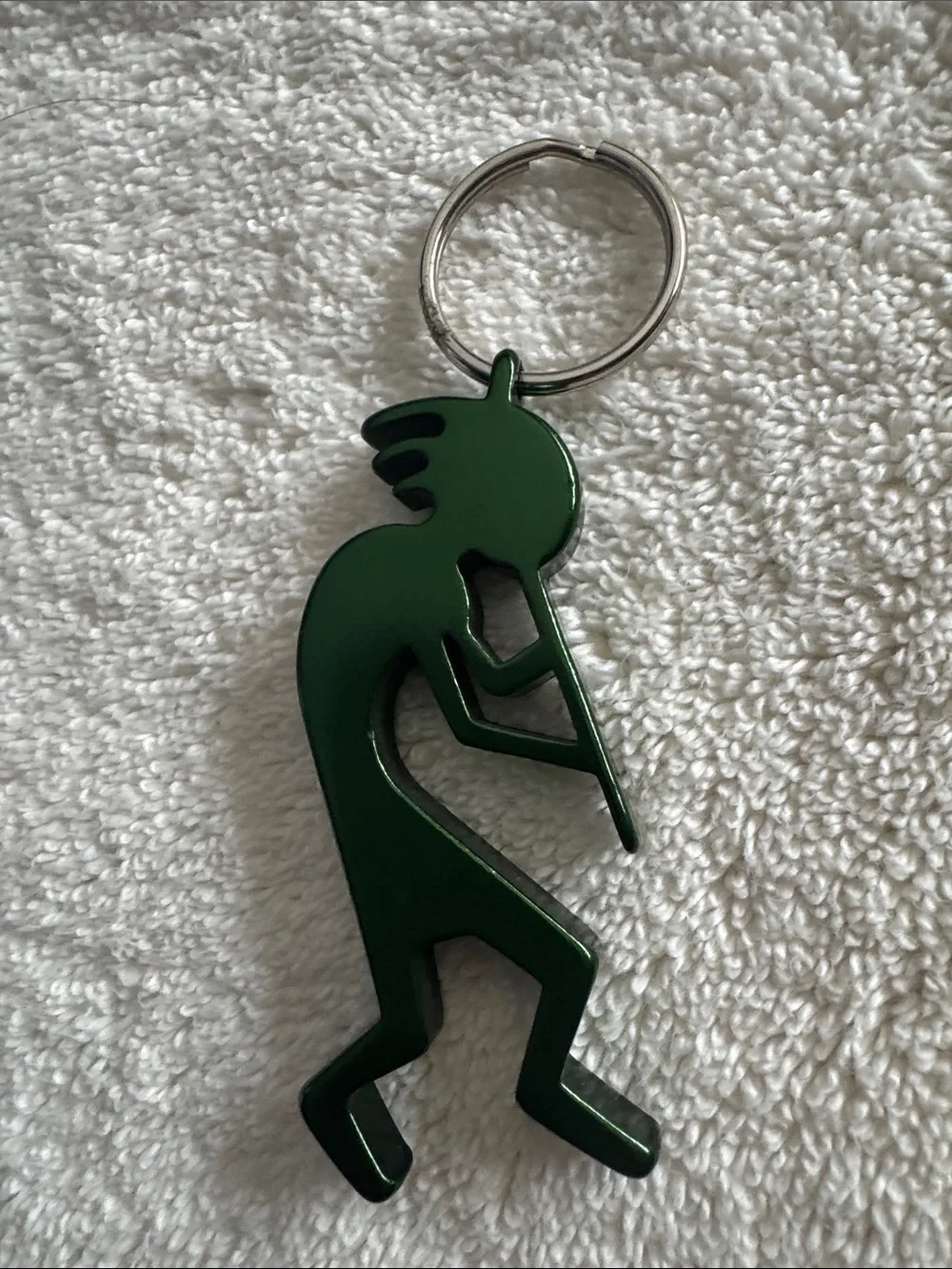 Kokopelli Key Chain…Anodized…New.